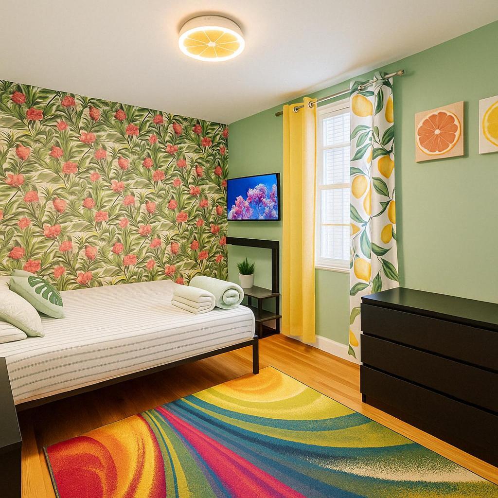 Tropical Comfort Room In Harlem Cozy Stay With Snacks & Style 뉴욕 외부 사진