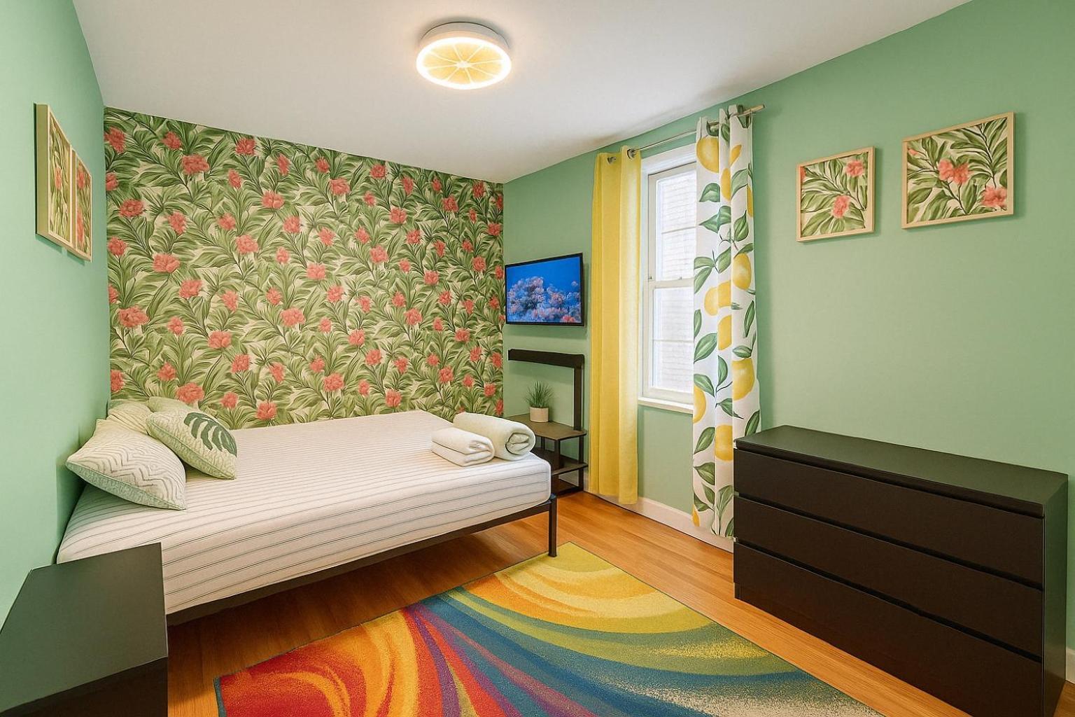 Tropical Comfort Room In Harlem Cozy Stay With Snacks & Style 뉴욕 외부 사진
