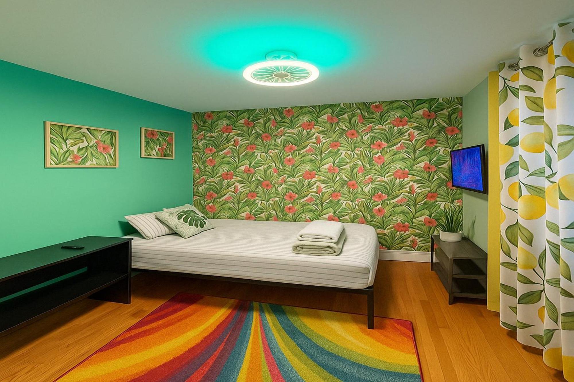 Tropical Comfort Room In Harlem Cozy Stay With Snacks & Style 뉴욕 외부 사진